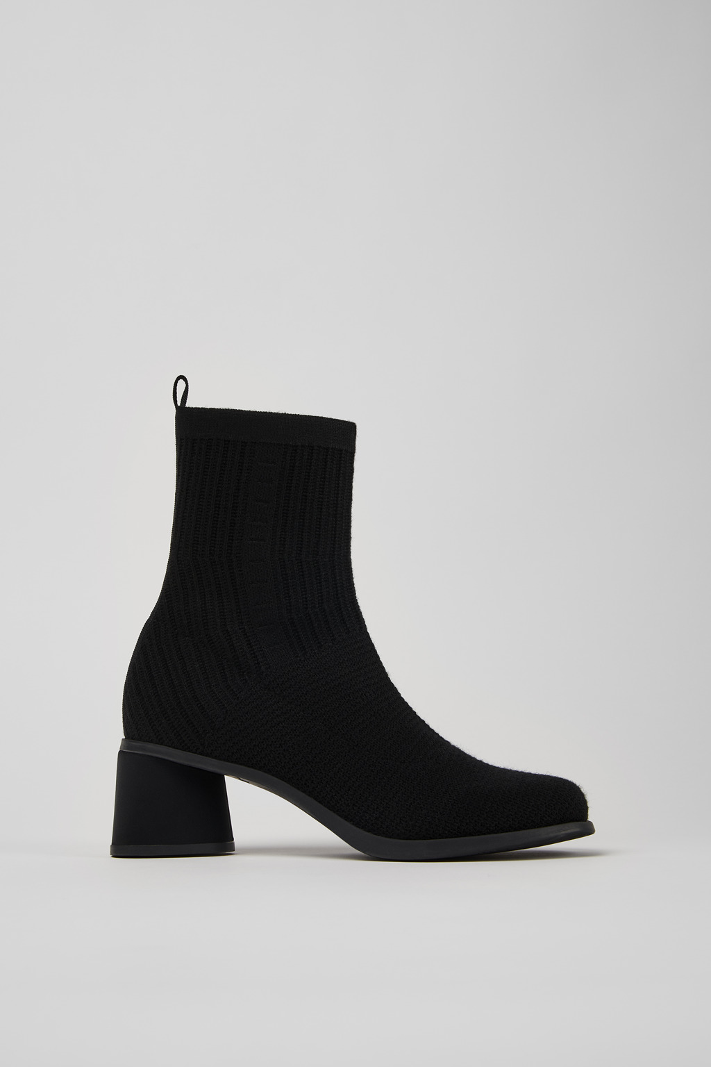 Kiara TENCEL® Black textile boots for women - Image 2