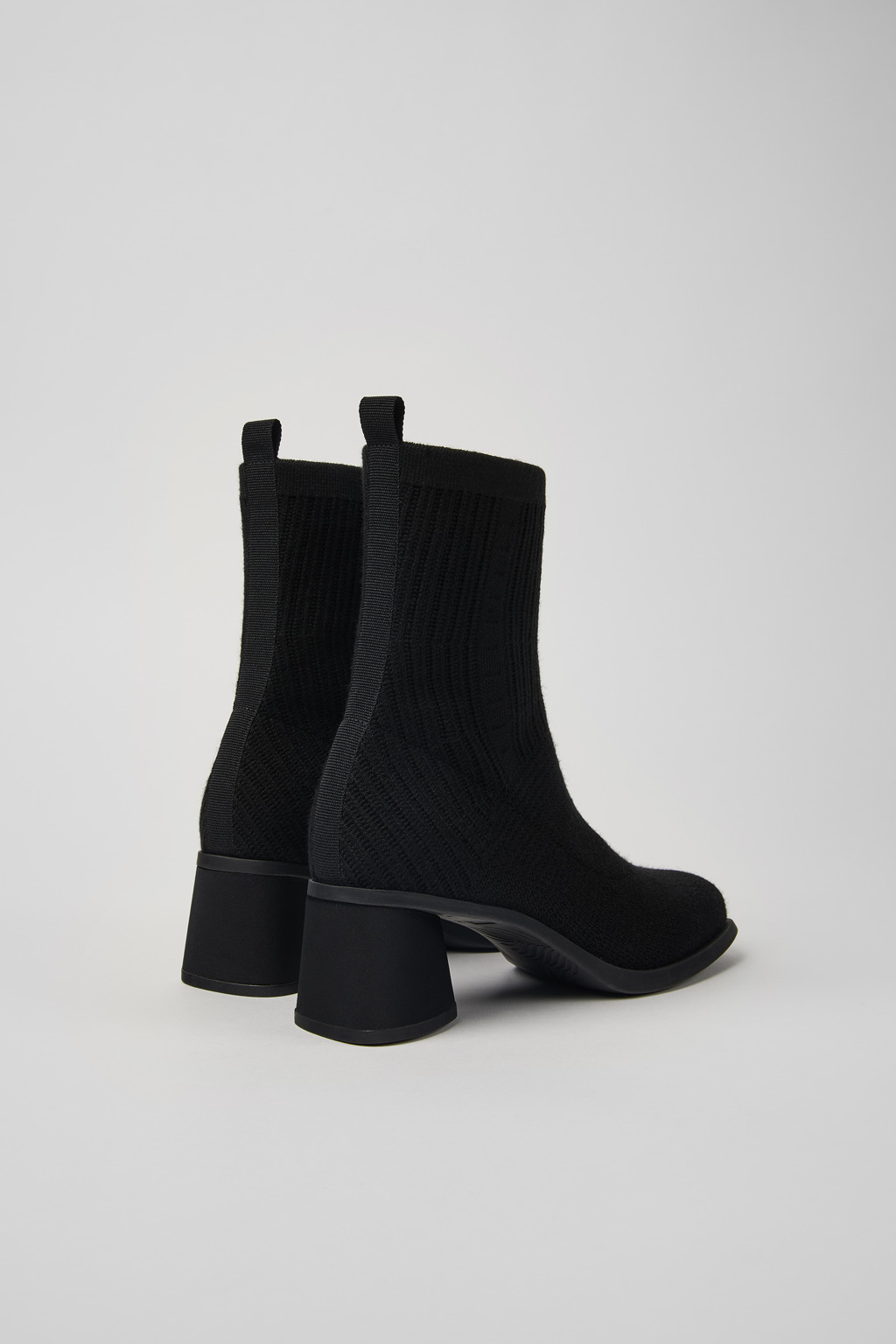 Kiara TENCEL® Black textile boots for women - Image 3