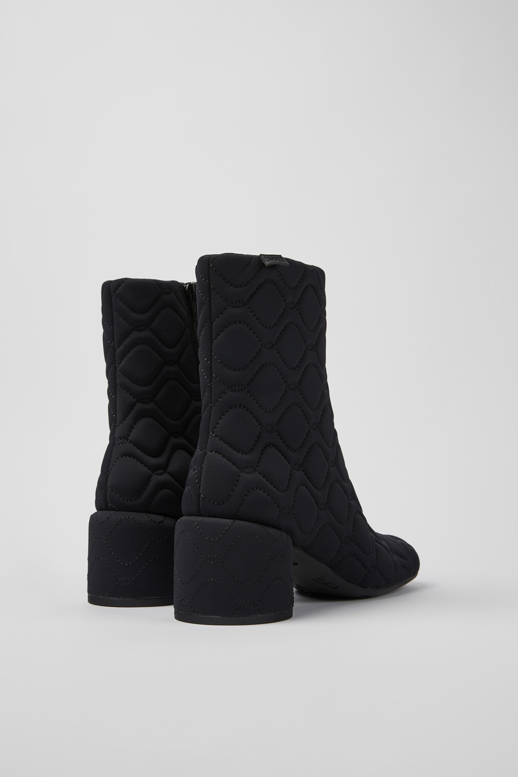 Niki Black textile boots for women - Image 3