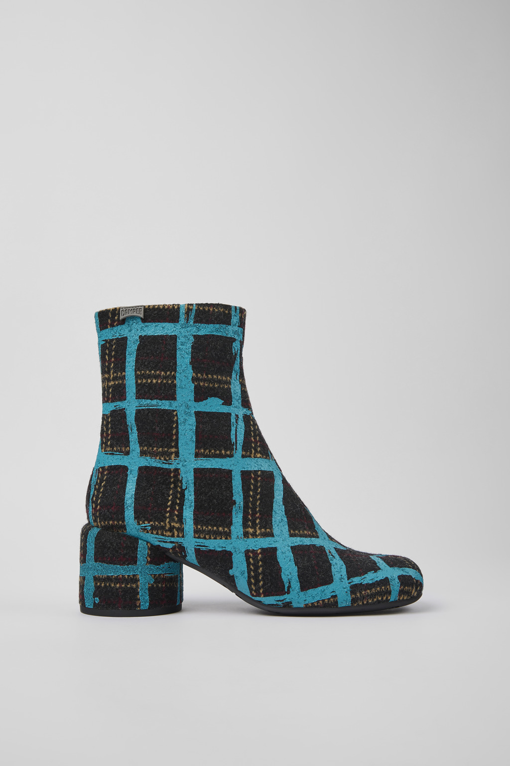 Niki Multicolored recycled wool boots for women - Image 2