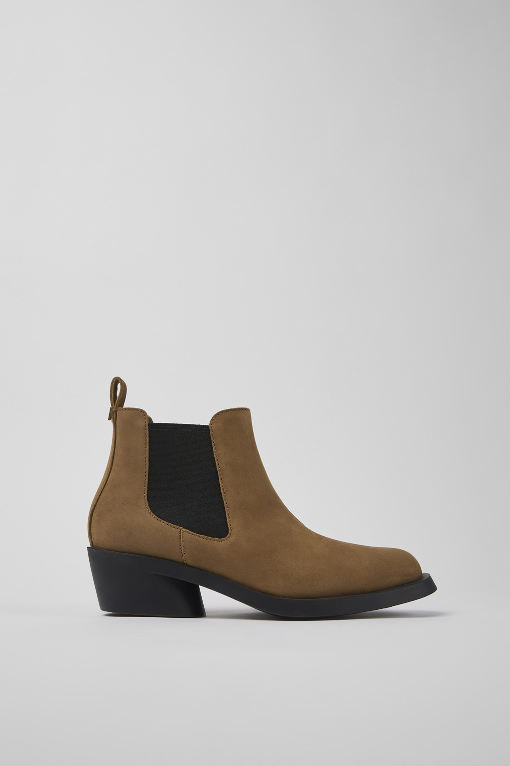 Bonnie Brown nubuck ankle boots for women - Image 2