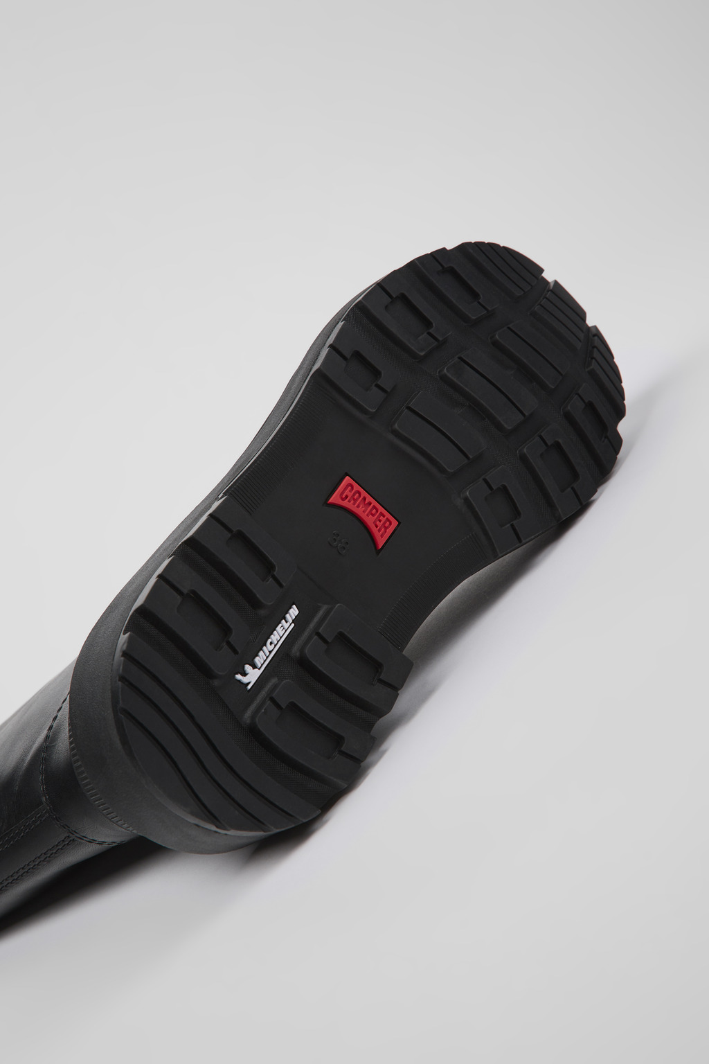 Brutus Trek MICHELIN Black leather boots for women - Image 5