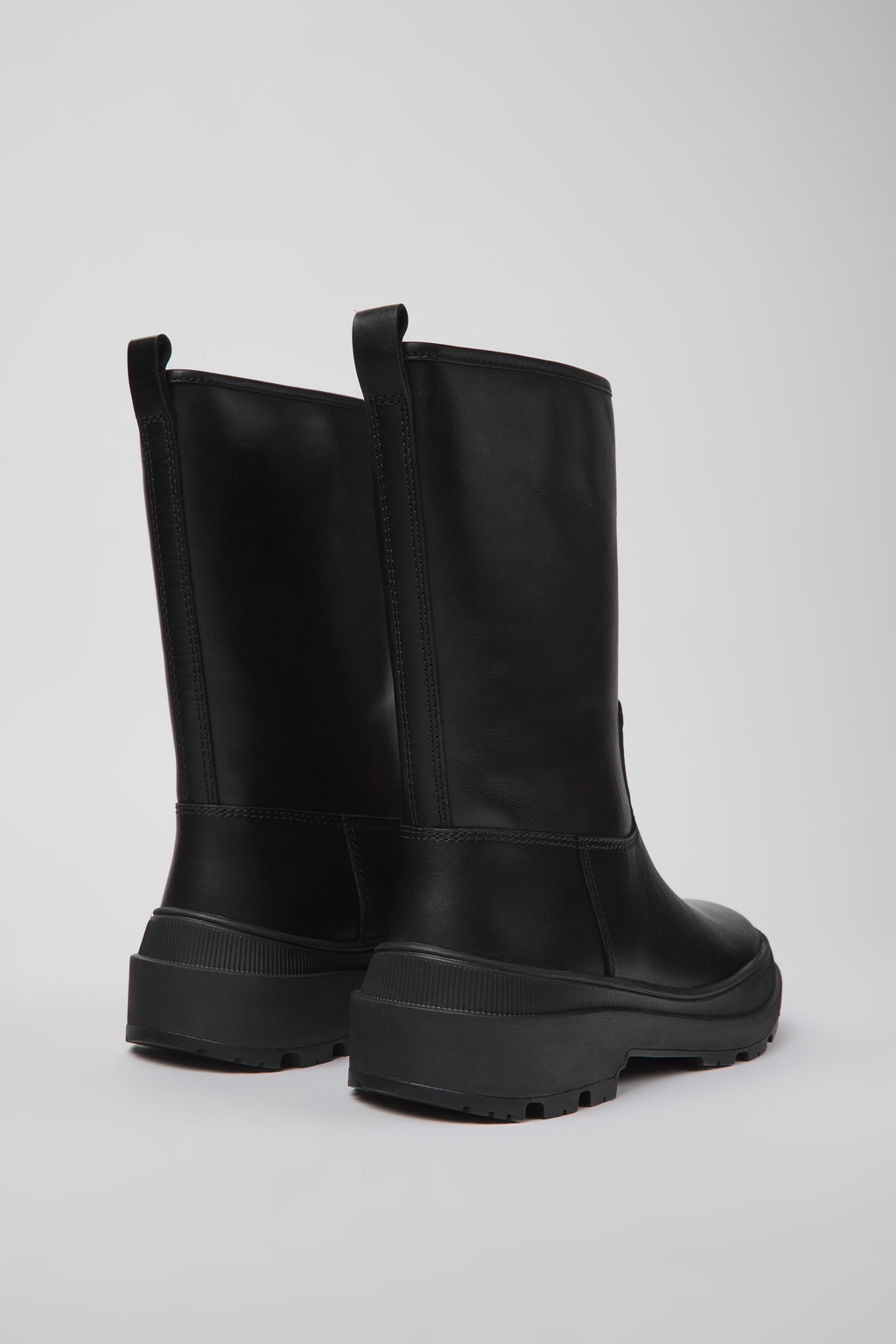 Brutus Trek MICHELIN Black leather boots for women - Image 3