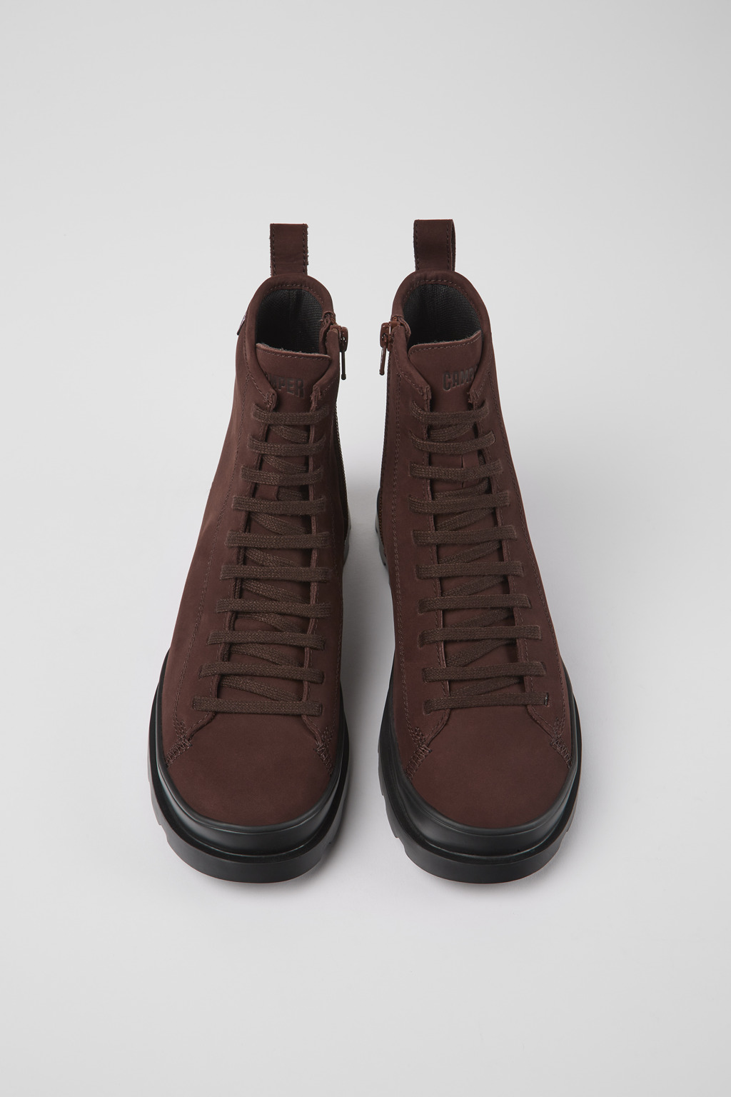 Brutus HYDROSHIELD® Burgundy leather lace-up boots for women - Image 4