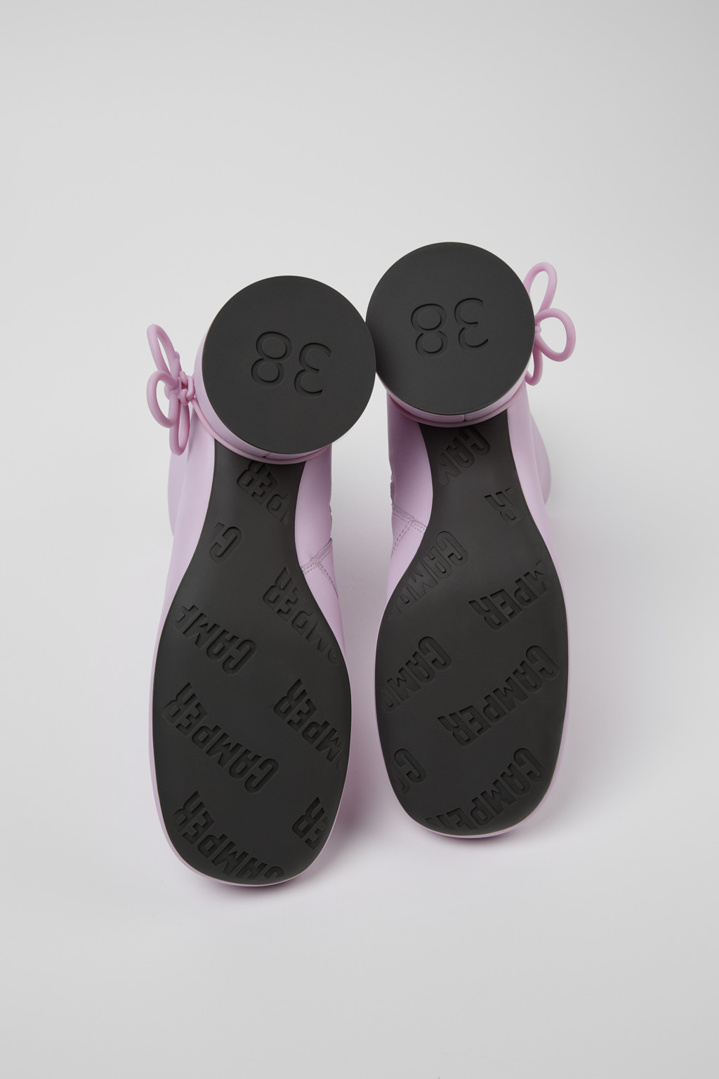 Twins Purple Leather Boots for Women - Image 5