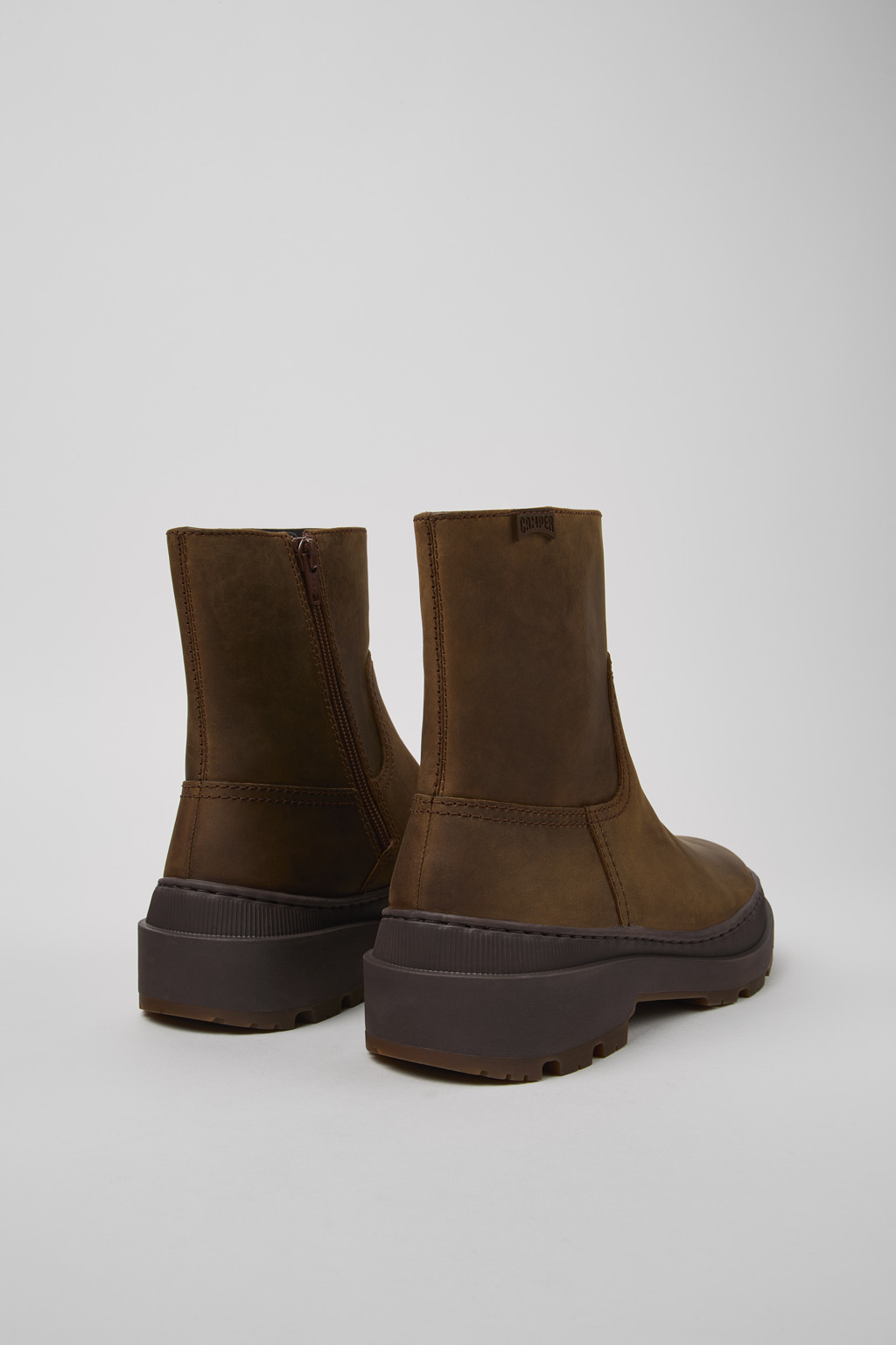 Brutus Trek MICHELIN Brown nubuck boots for women - Image 3
