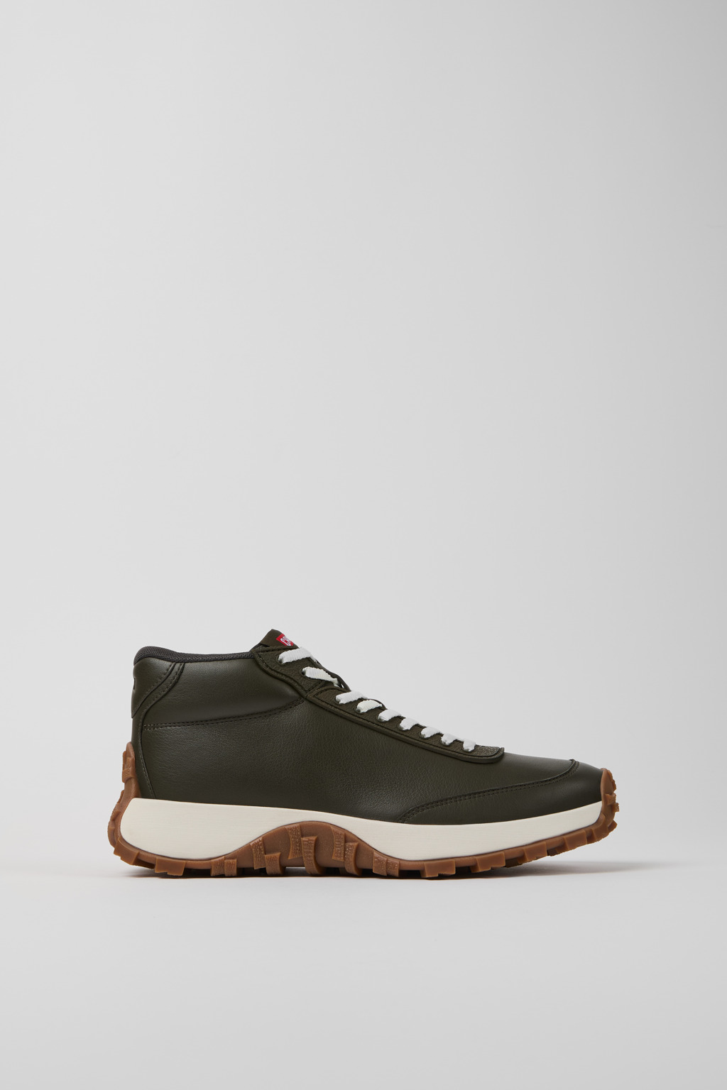 Drift Trail VIBRAM Green leather sneakers for women - Image 2