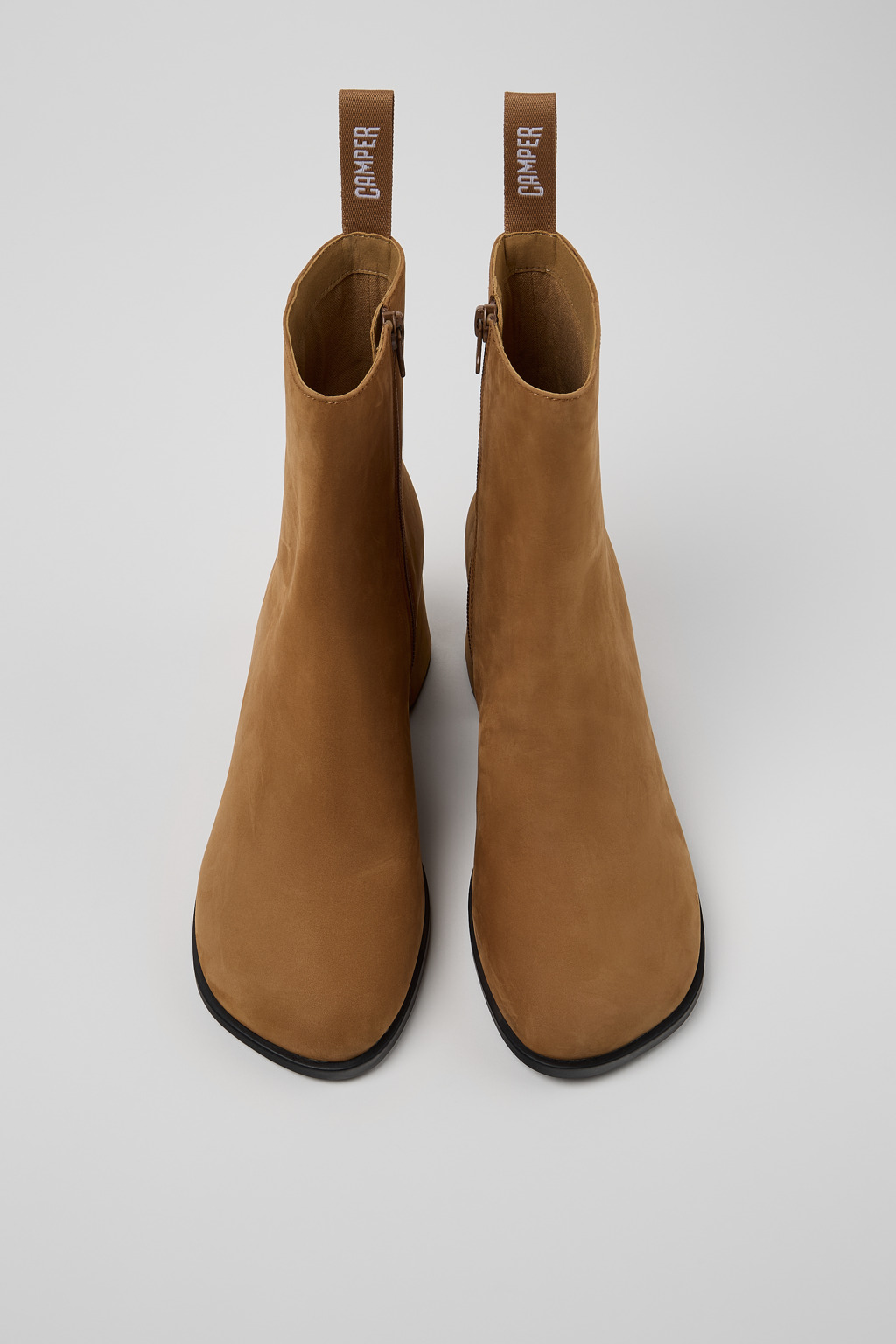 Kora Brown Nubuck Mid Boots for Women. - Image 5