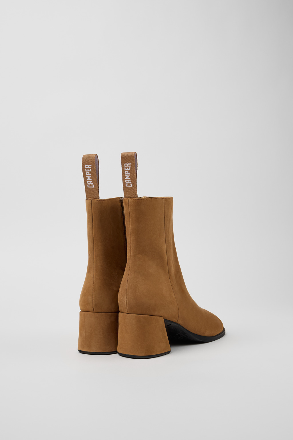 Kora Brown Nubuck Mid Boots for Women. - Image 4