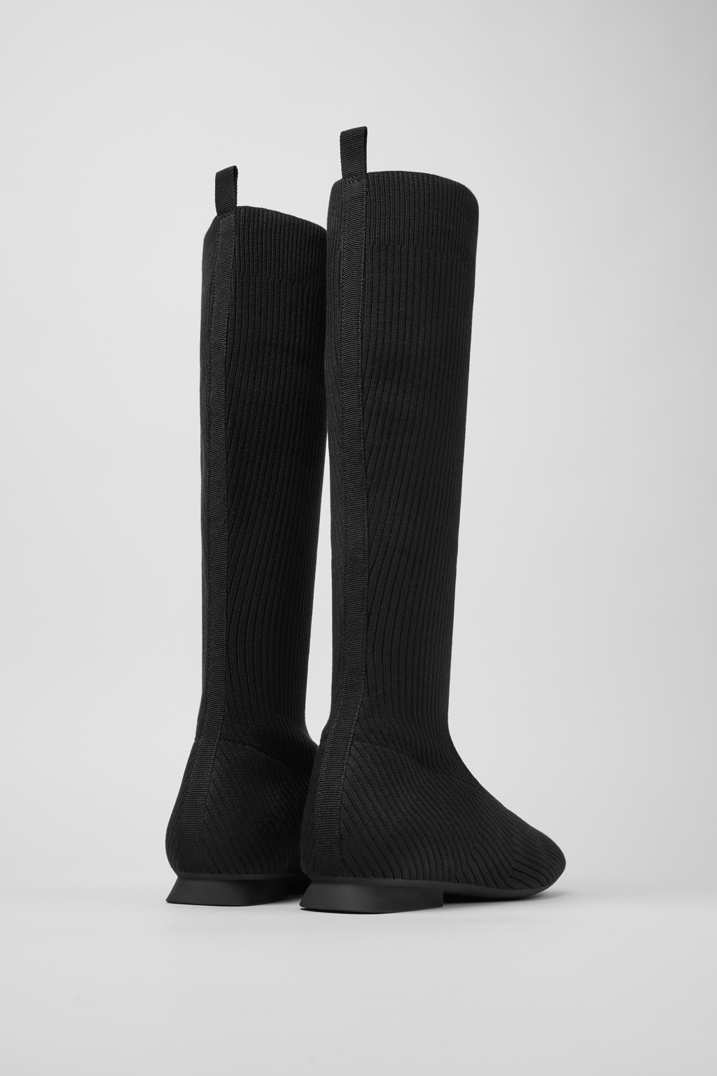 Casi Myra - TENCEL Black TENCEL™ Lyocell High Boots for Women. - Image 4