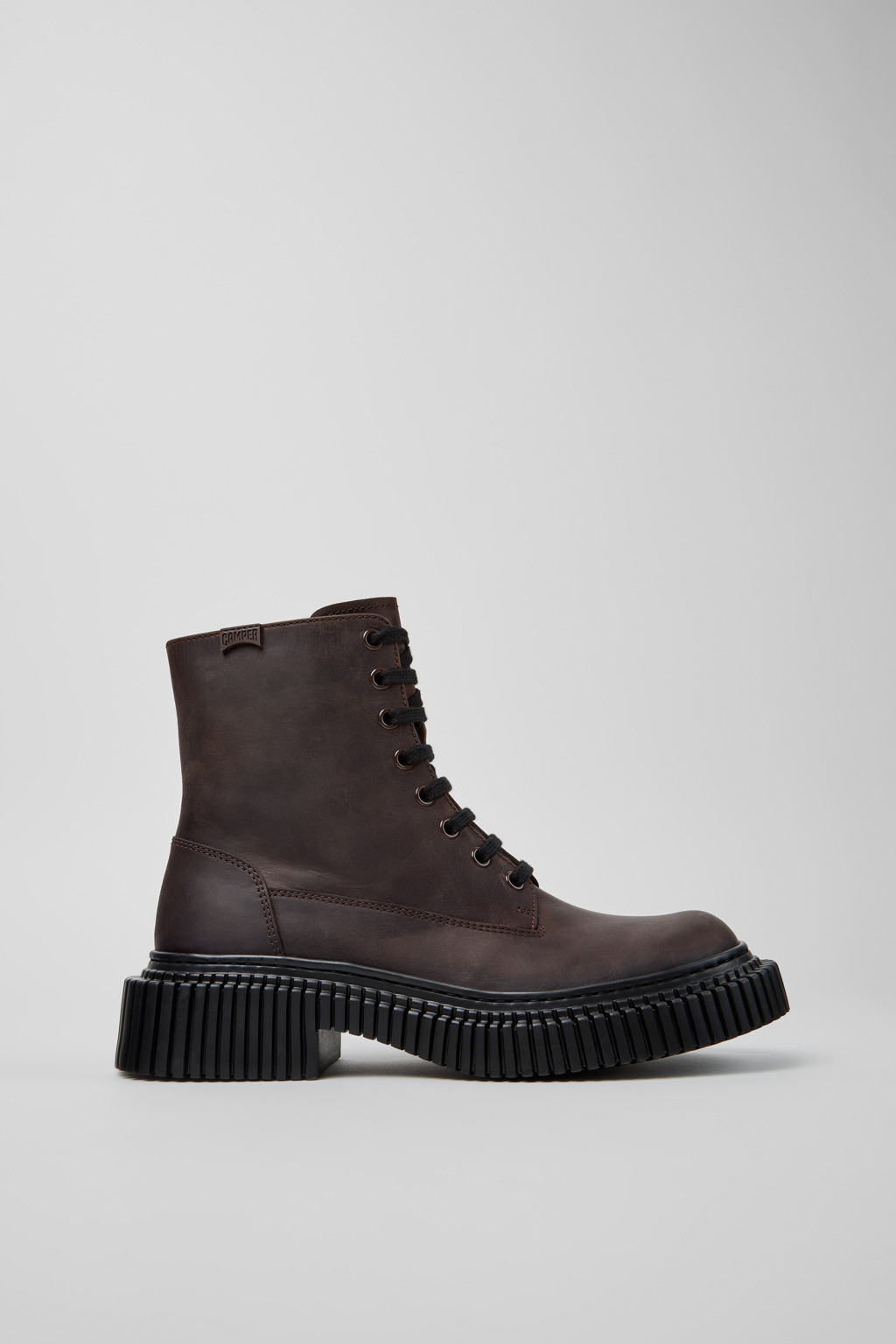 Pix Berlin Brown Nubuck Mid Boots for Women. - Image 2