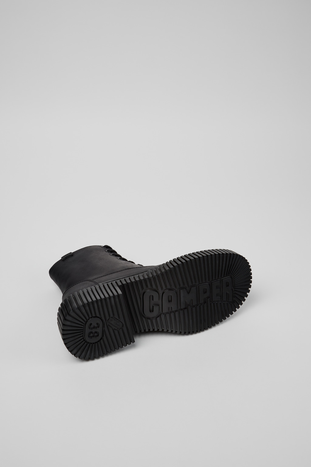 Pix Berlin Black Nubuck Mid Boots for Women. - Image 5