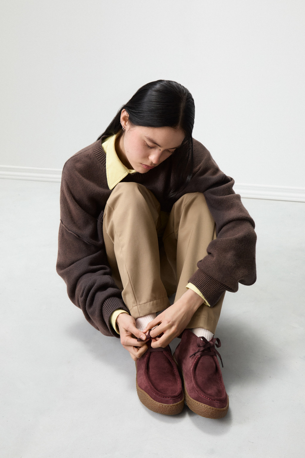 Peu Terreno Burgundy Nubuck Ankle Boots for Women. - Image 2