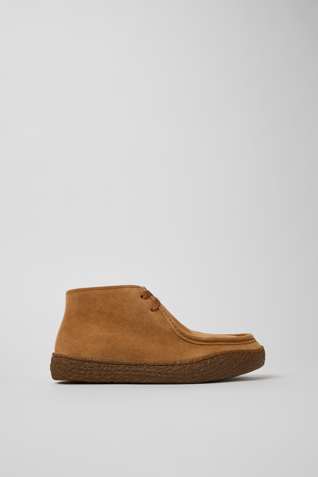 Peu Terreno Brown Nubuck Ankle Boots for Women. - Image 2
