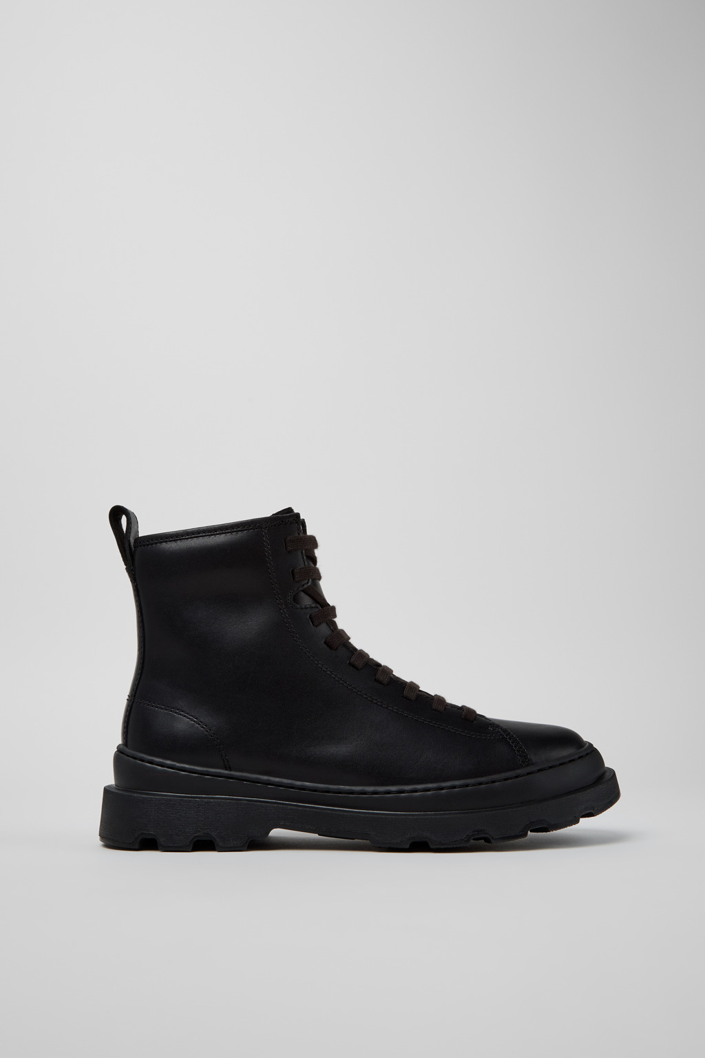 Brutus+ Black Leather Mid Boots for Women. - Image 2