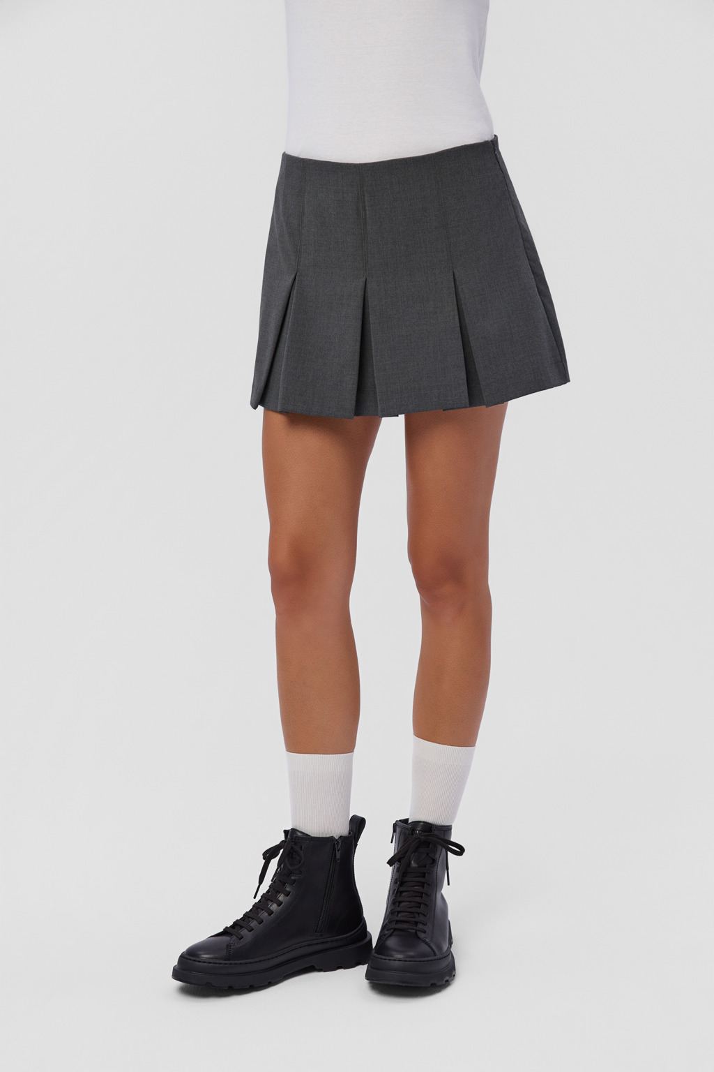 Brutus+ Black Leather Mid Boots for Women. - Image 6
