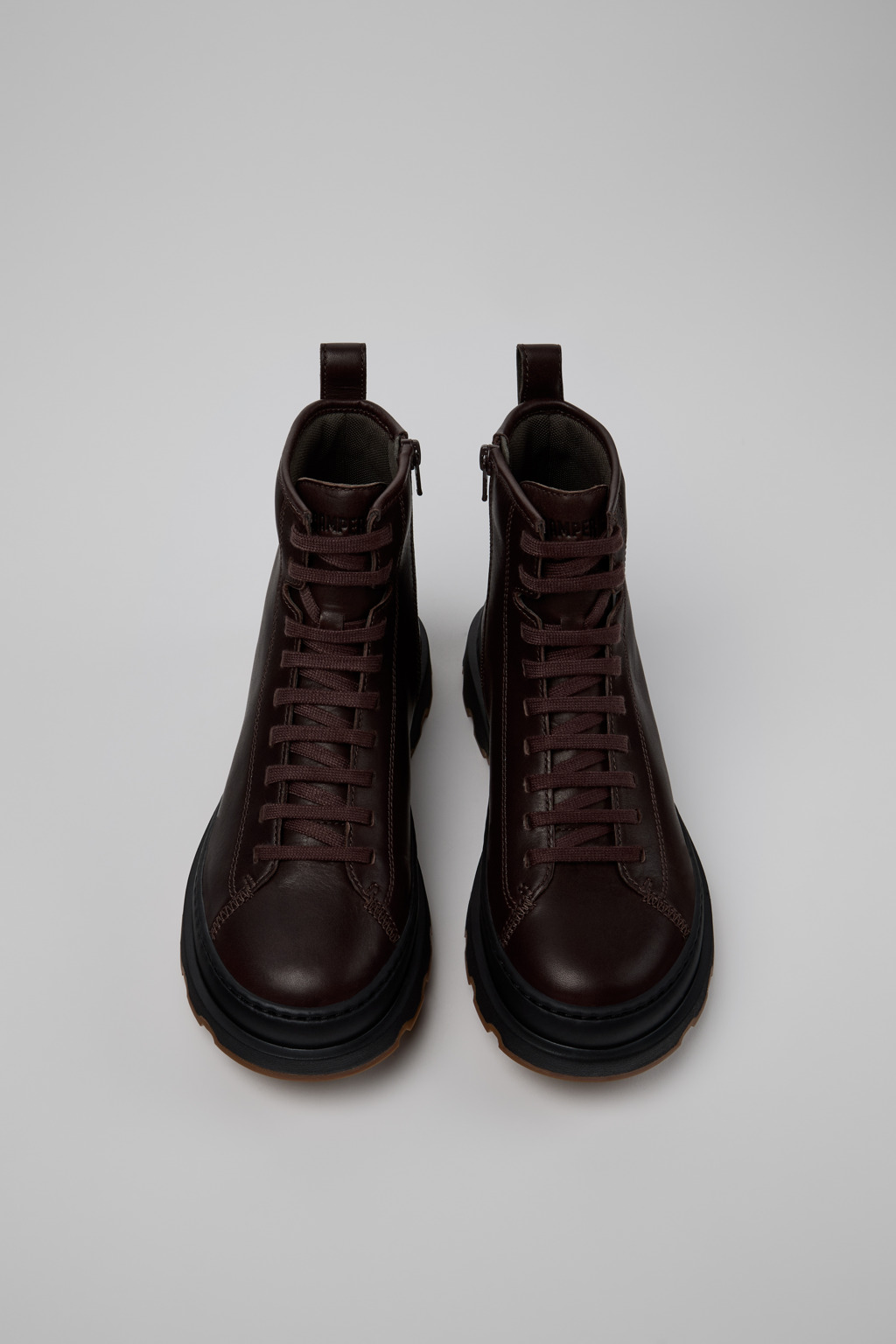 Brutus+ Brown Leather Mid Boots for Women. - Image 4