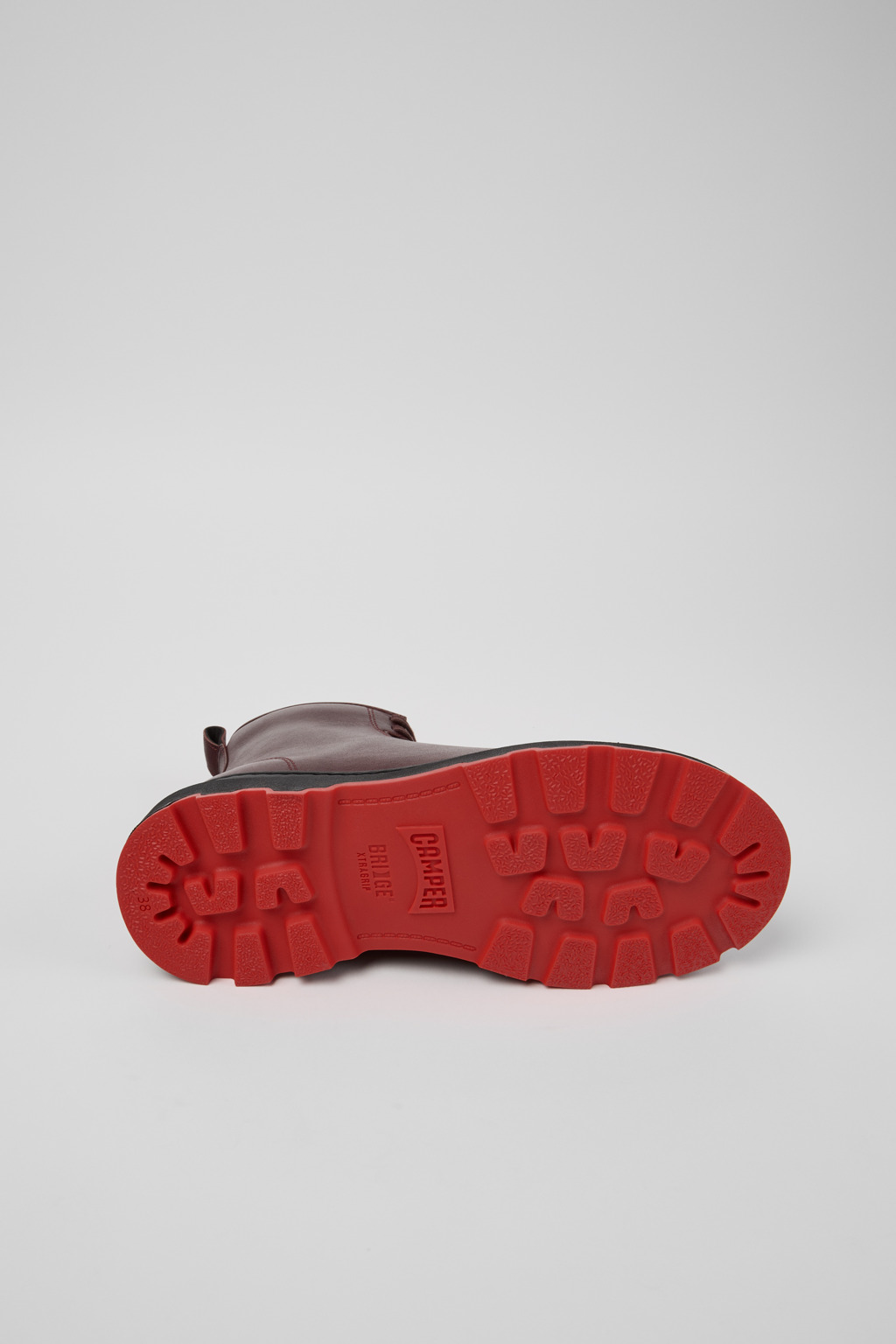 Brutus+ Burgundy Leather Mid Boots for Women. - Image 5