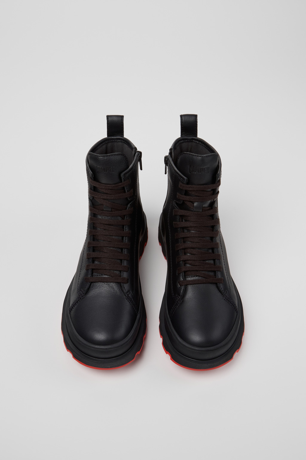 Brutus+ Black Leather Mid Boots for Women. - Image 4