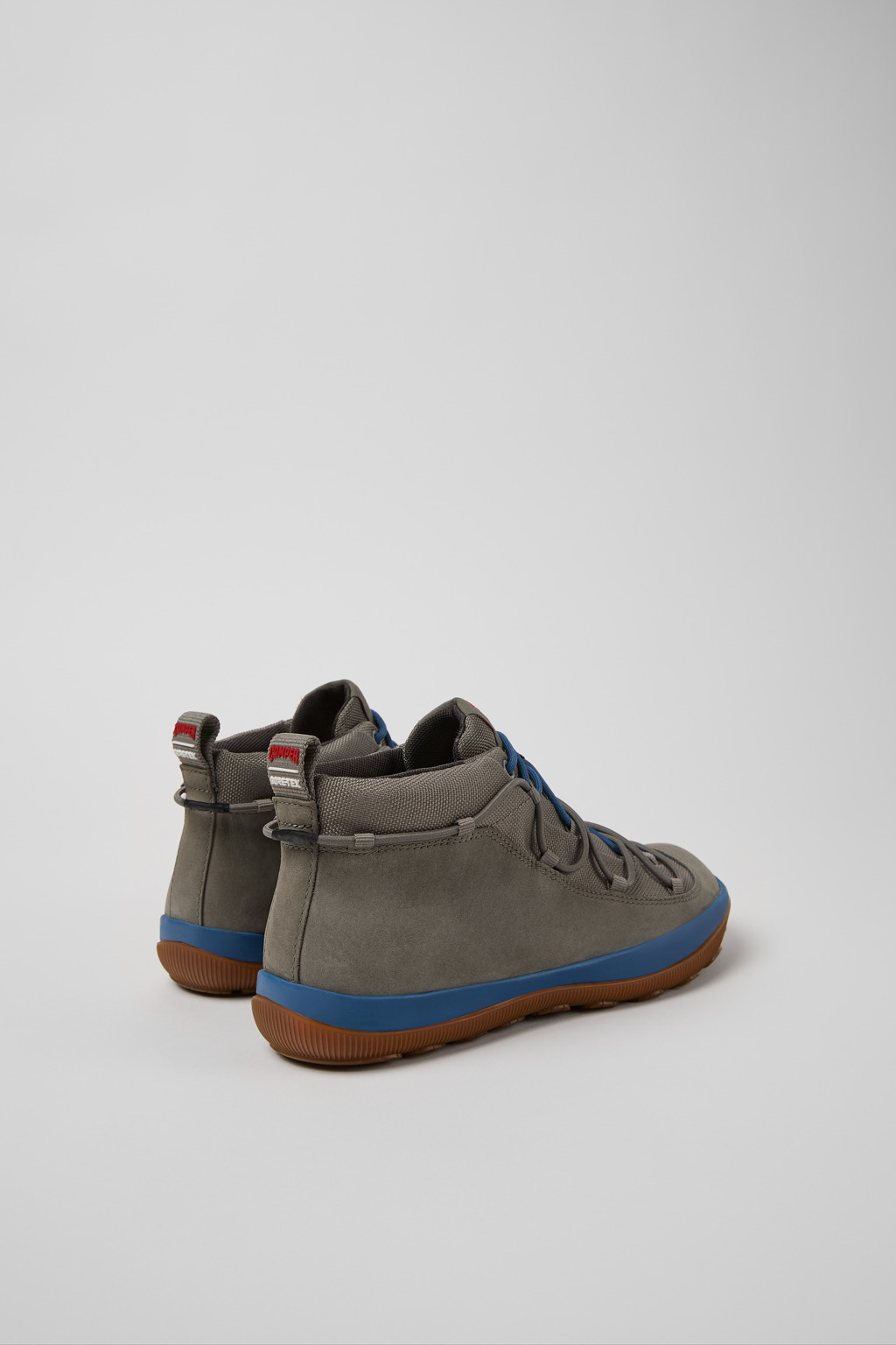 Peu Pista GM GORE-TEX Gray Textile and Nubuck Ankle Boots for Women. - Image 3