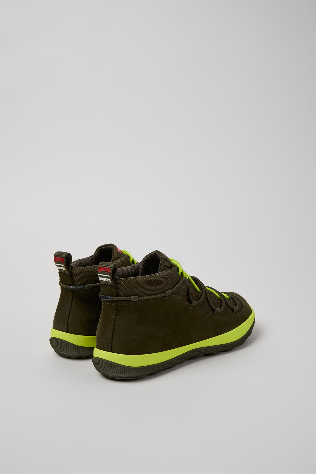 Peu Pista GM GORE-TEX Green Textile and Nubuck Ankle Boots for Women. - Image 3