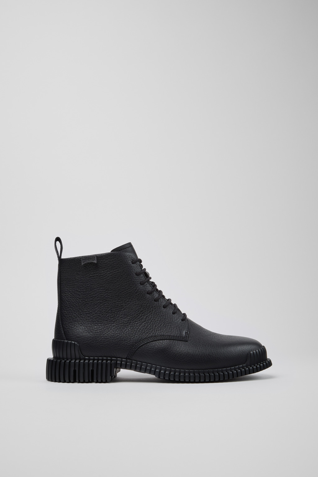 Pix Black Leather Ankle Boots for Women. - Image 2