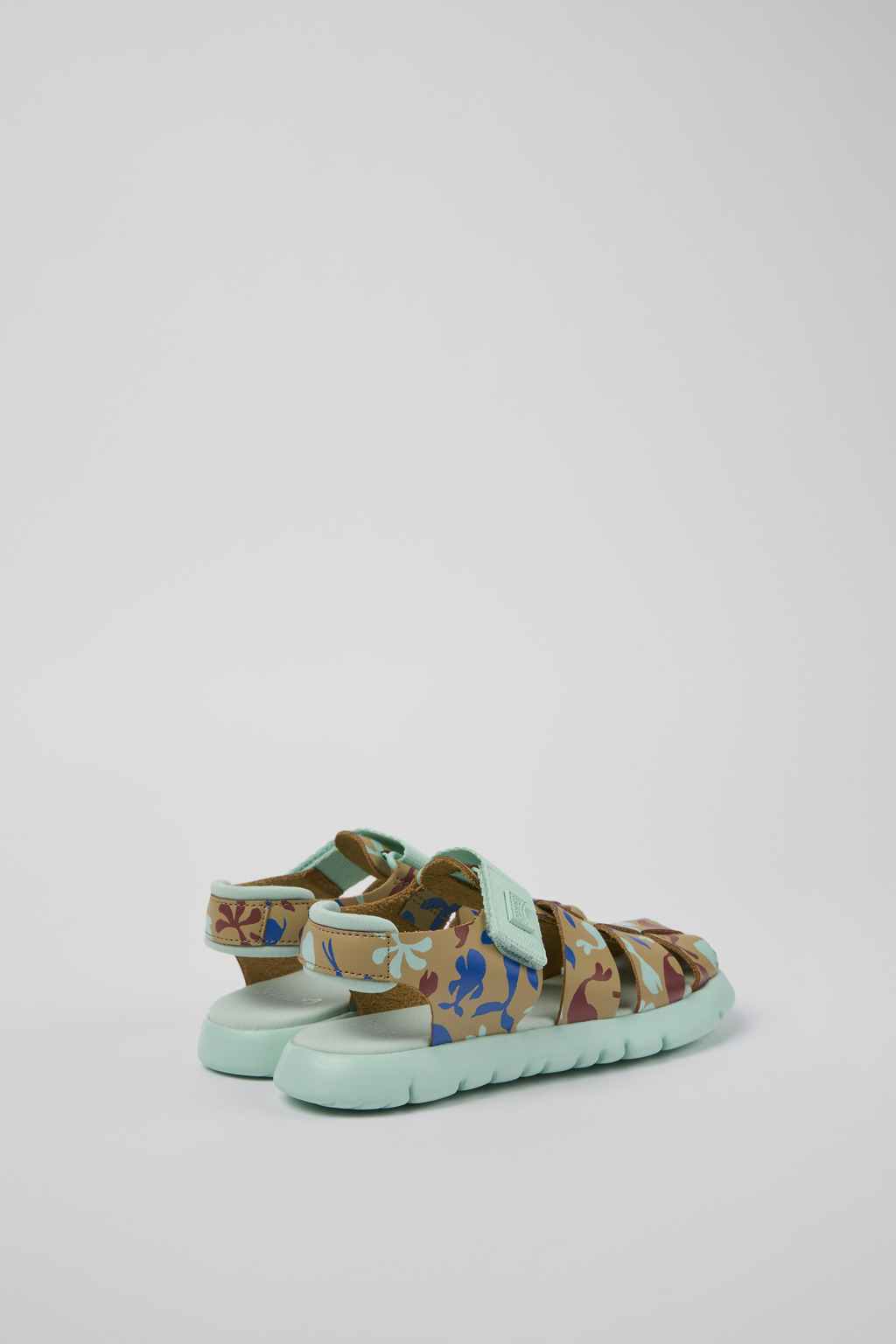 Oruga Multicolored Leather/Textile Sandal - Image 3