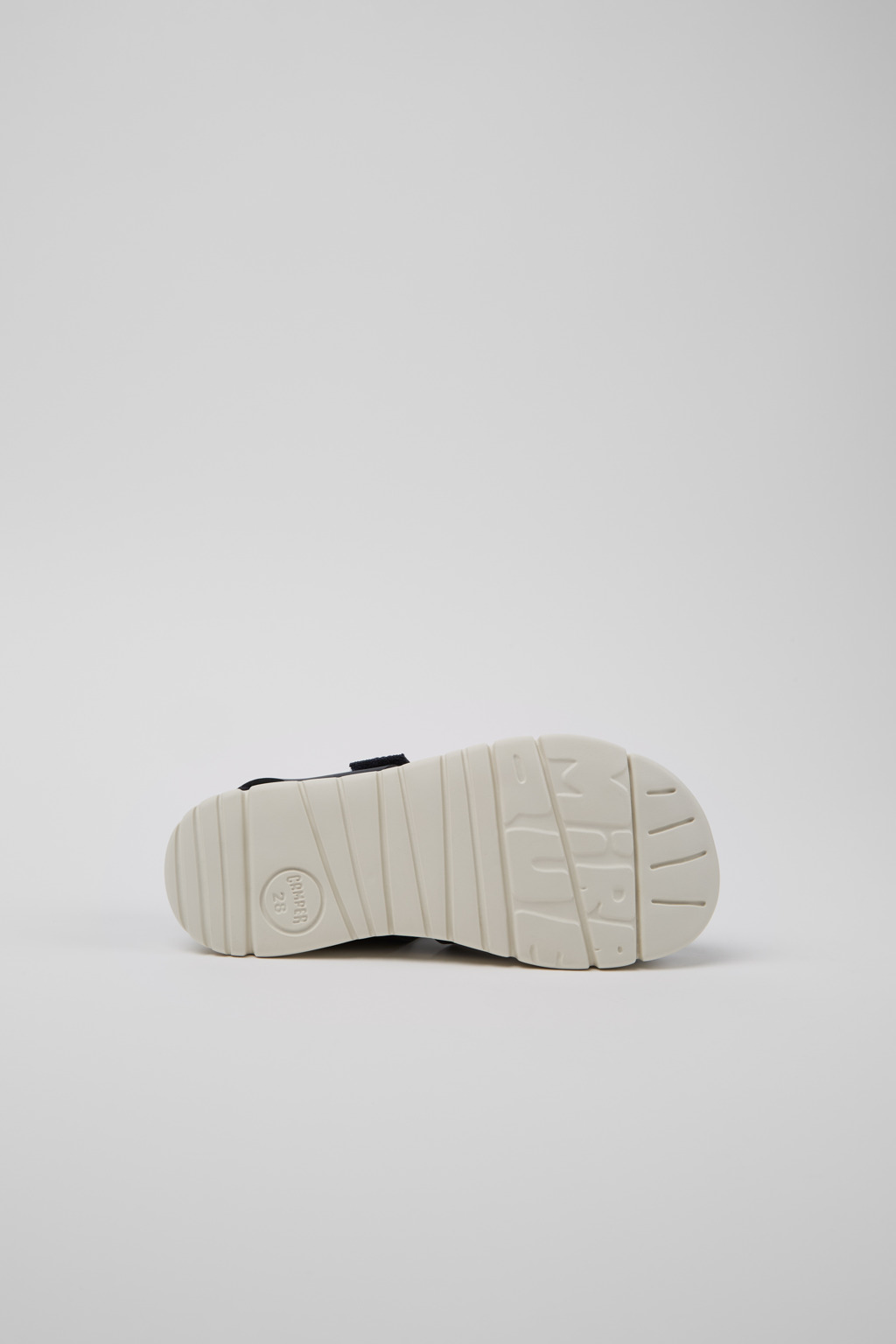 Oruga Blue Leather and Textile Closed Sandals for kids. - Image 5