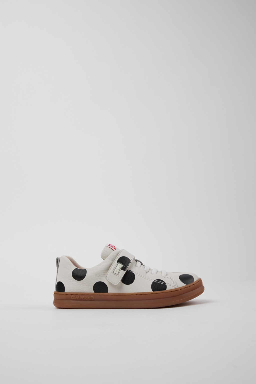 Twins White Leather Sneakers for kids. - Image 2