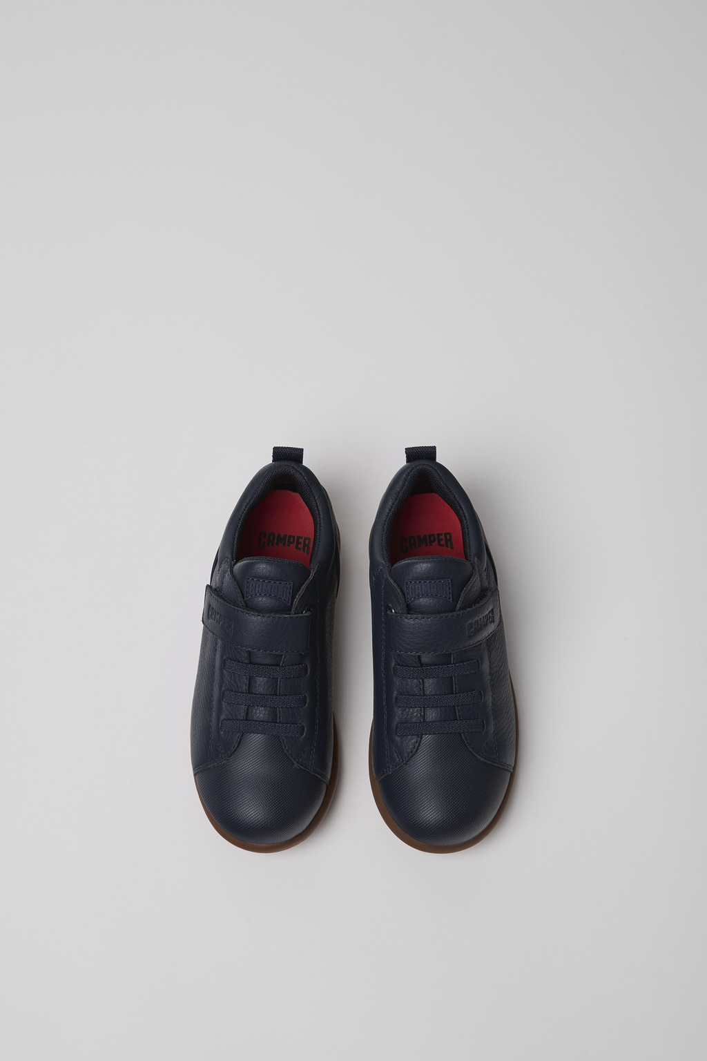 Pelotas Blue Leather and Textile Shoes for Kids. - Image 4