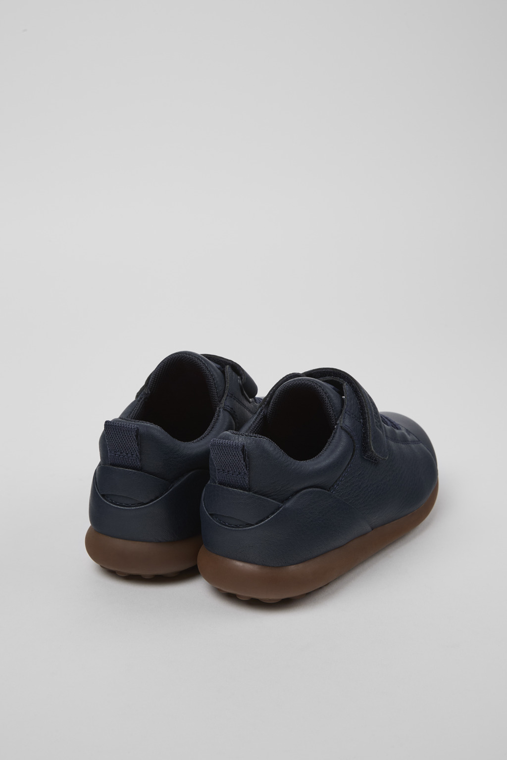 Pelotas Blue Leather and Textile Shoes for Kids. - Image 3