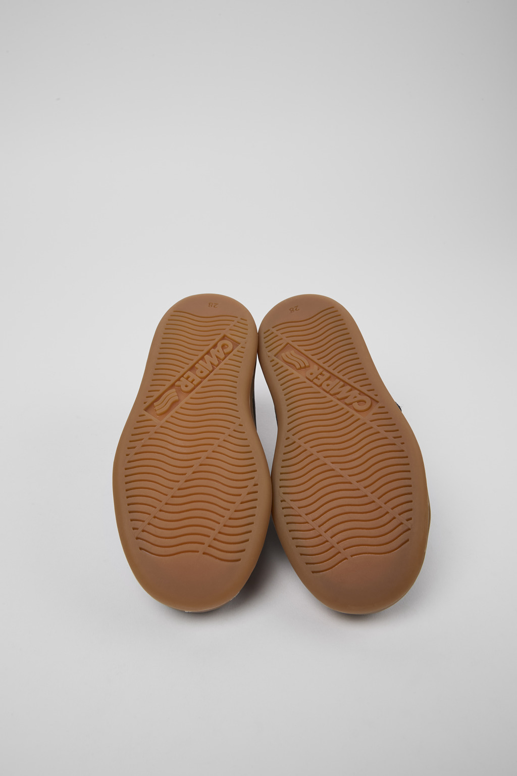 Runner Blue Leather and Textile Sneakers for Kids. - Image 5