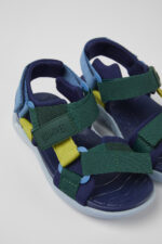 Wous Multicolored textile sandals for kids