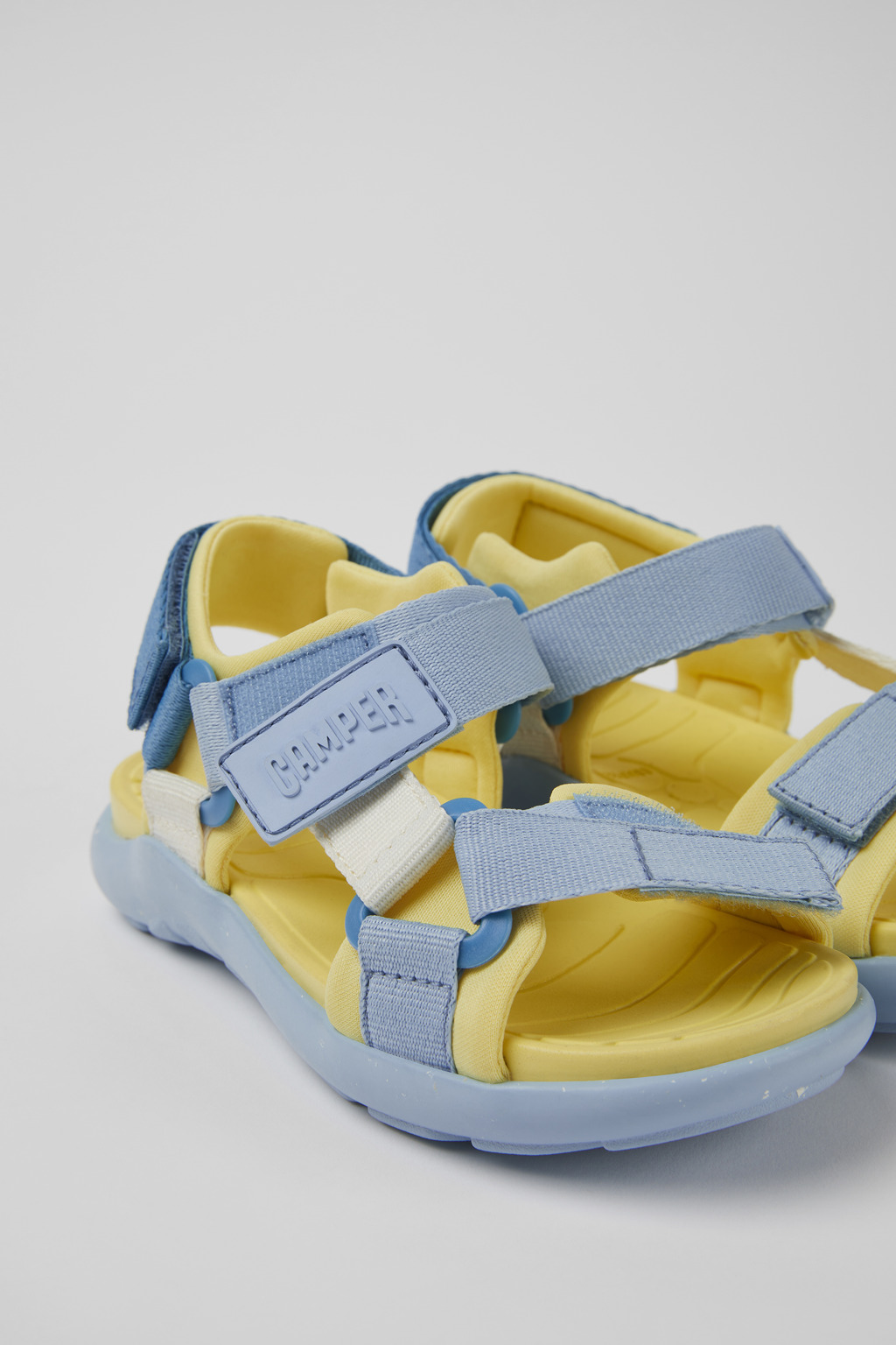 Wous Multicolored textile sandals for kids