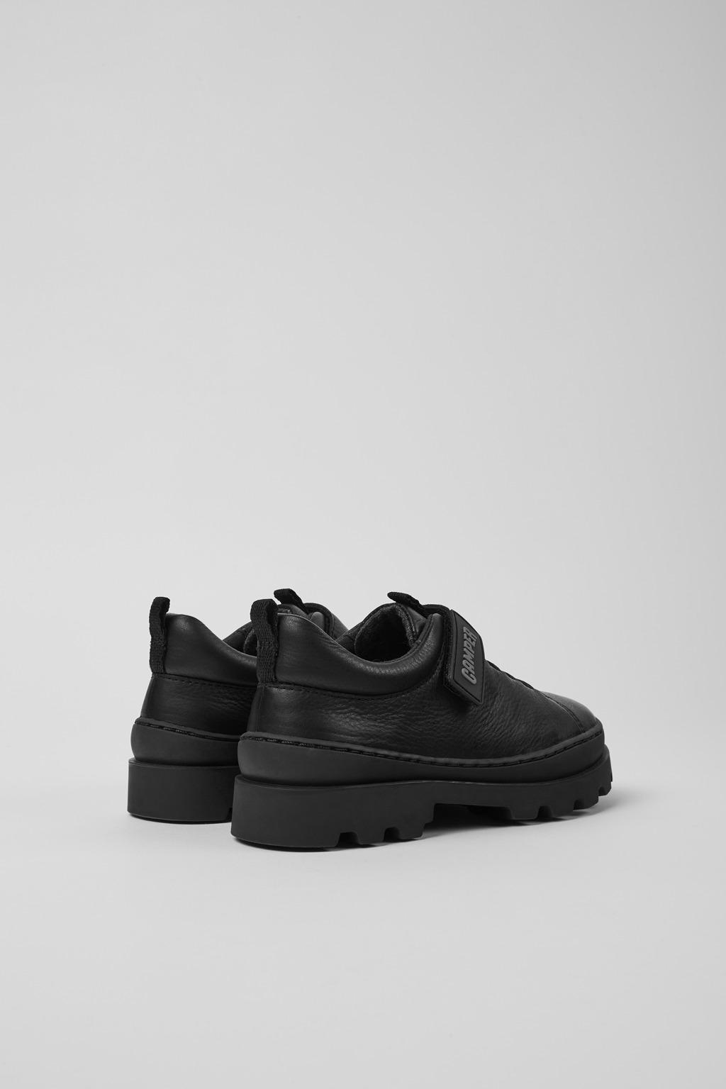 Brutus Black leather shoes for kids - Image 3
