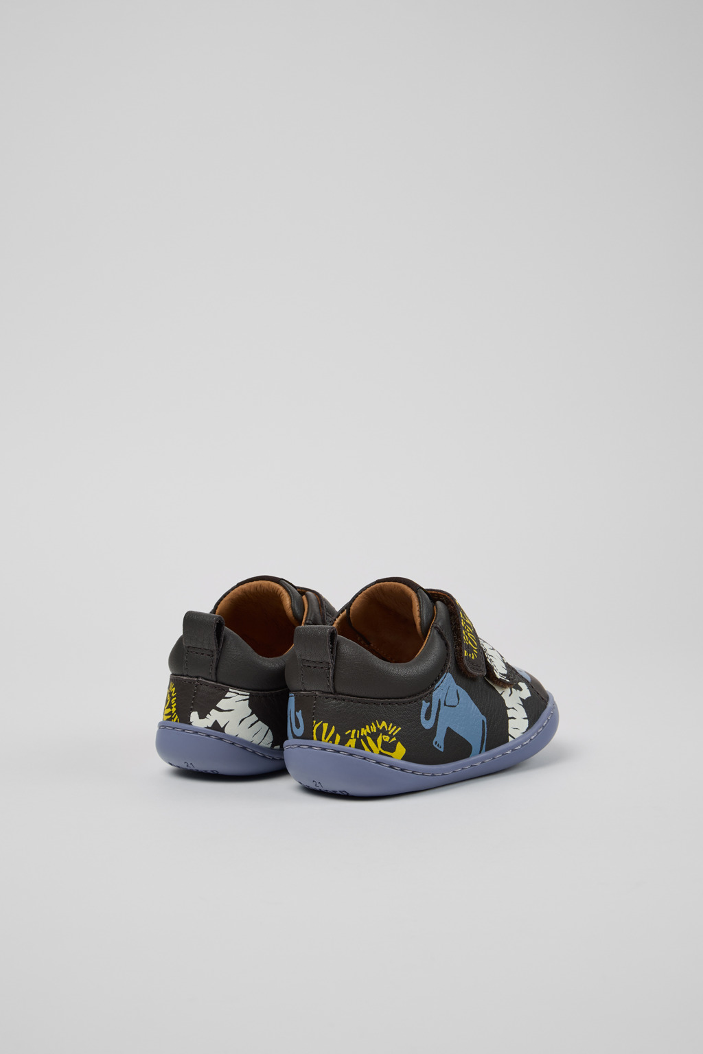 Twins Multicolor Leather Sneakers for Kids. - Image 3