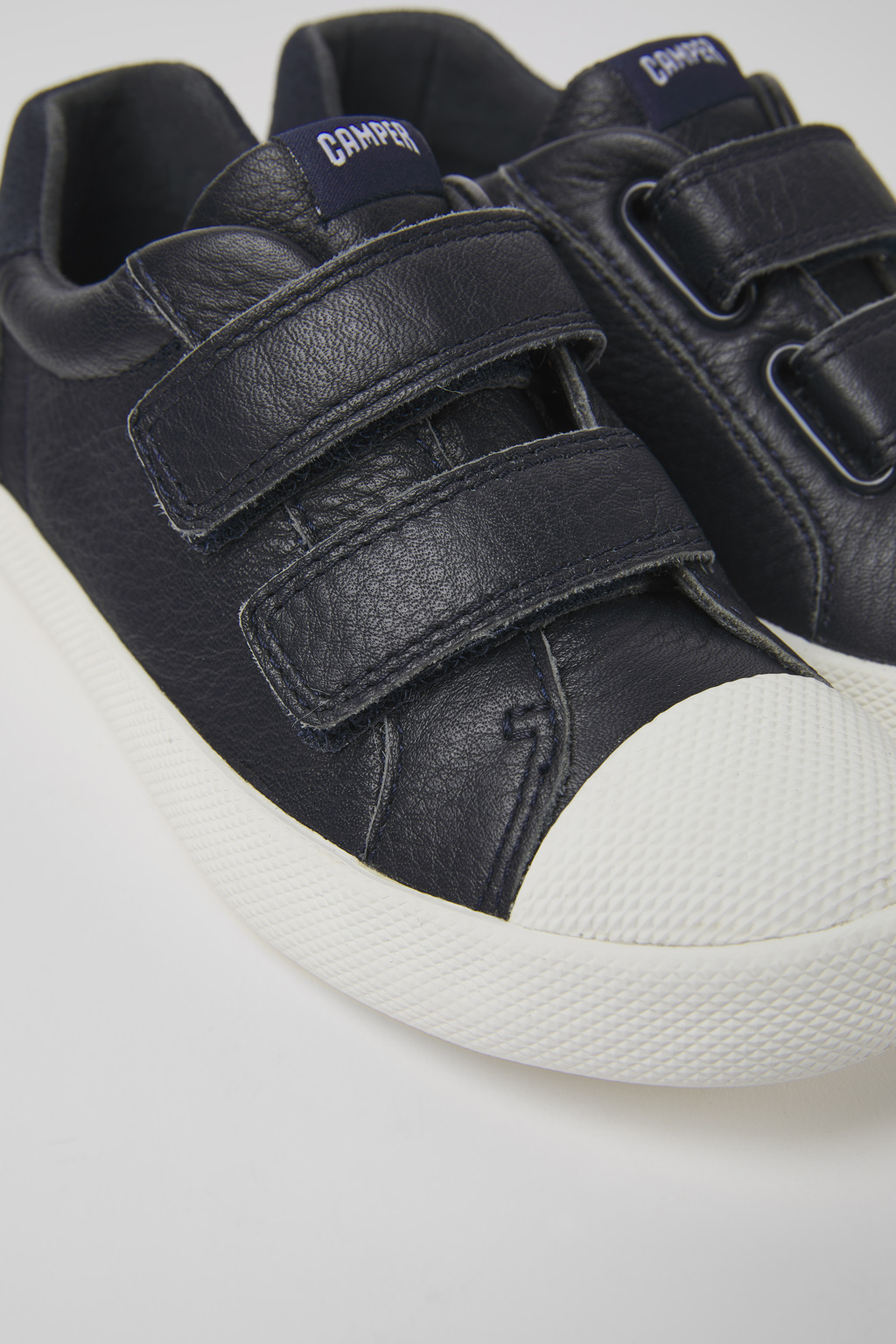 Pursuit Blue leather shoes for kids