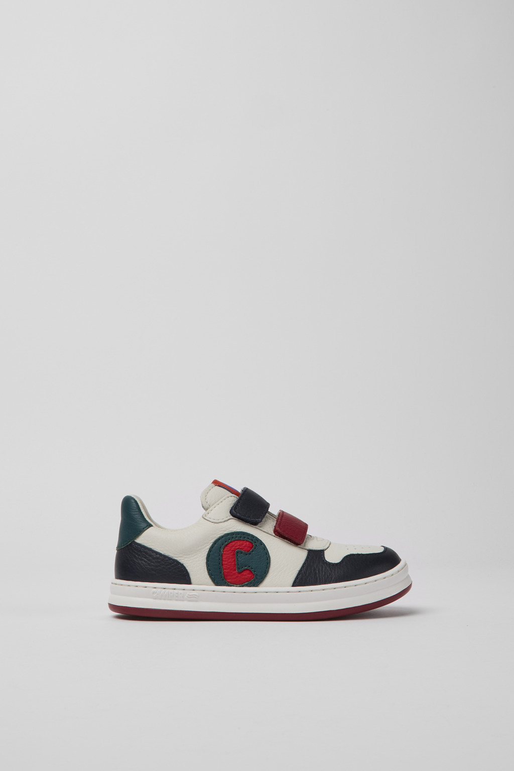 Runner White, blue and red sneakers - Image 2