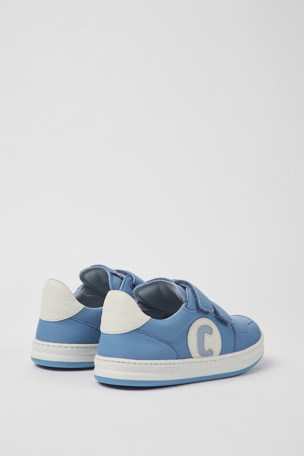 Runner Blue leather sneakers for kids - Image 3