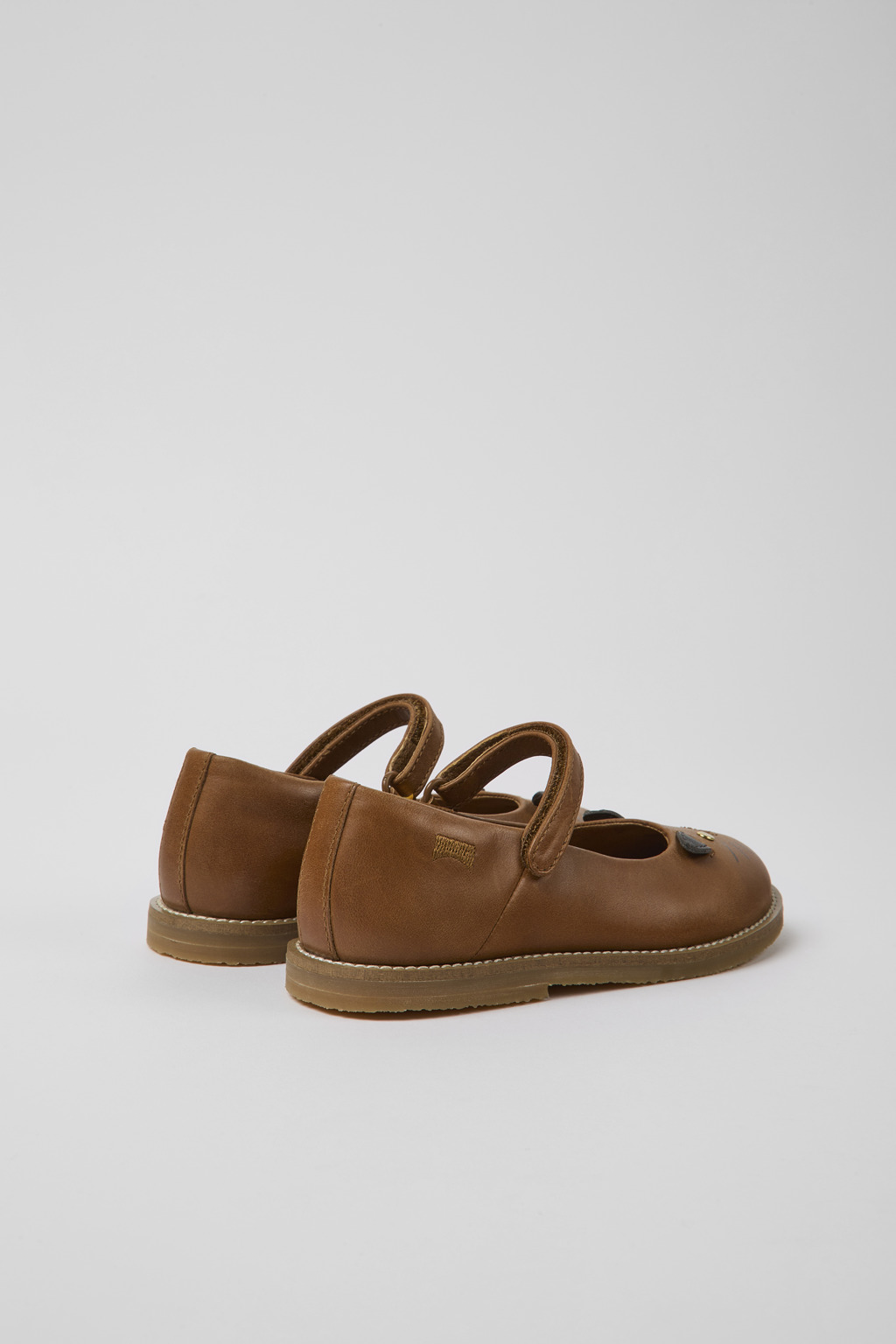 Twins Brown leather Mary Jane flats - Image 3