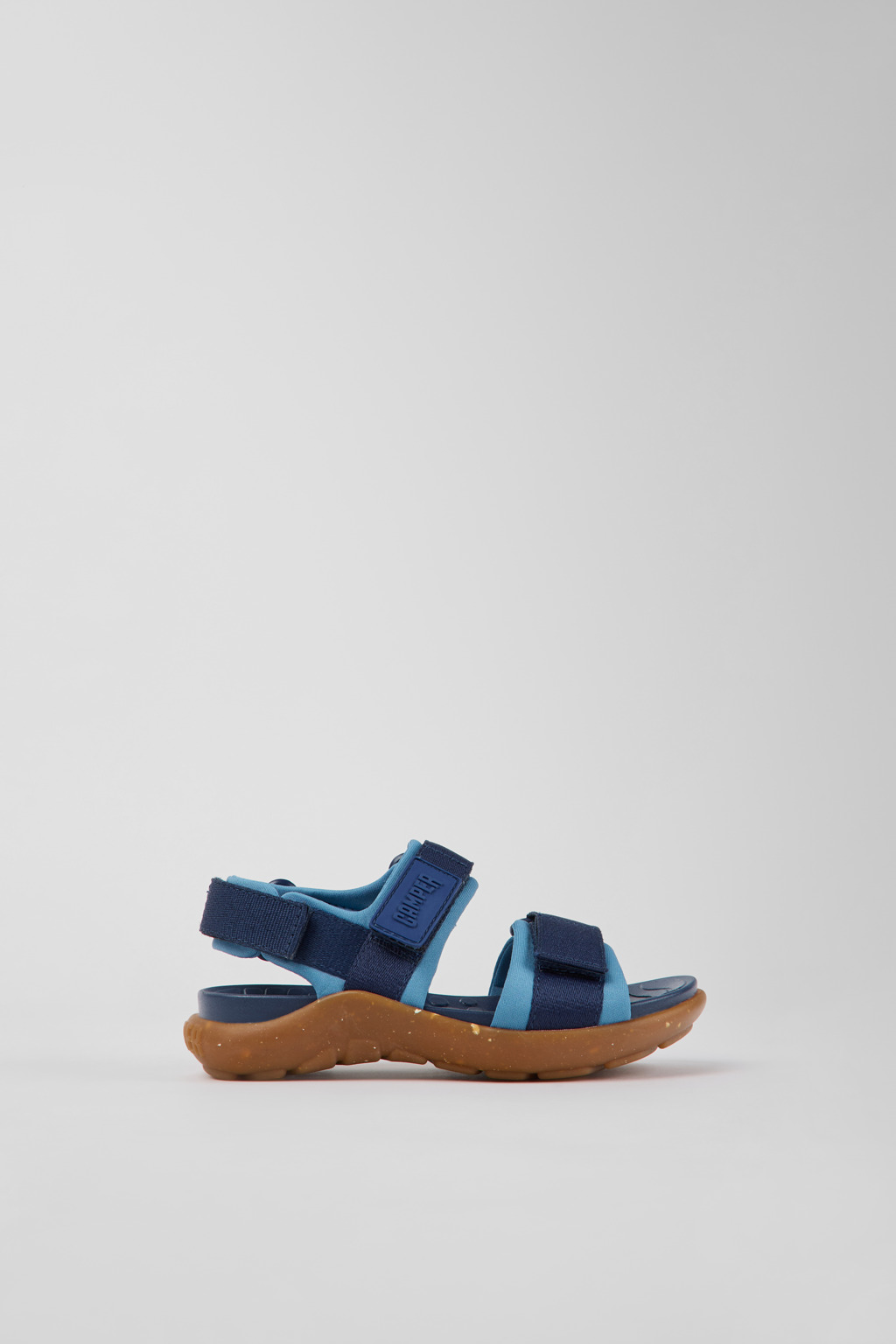 Wous Blue textile sandals for kids - Image 2