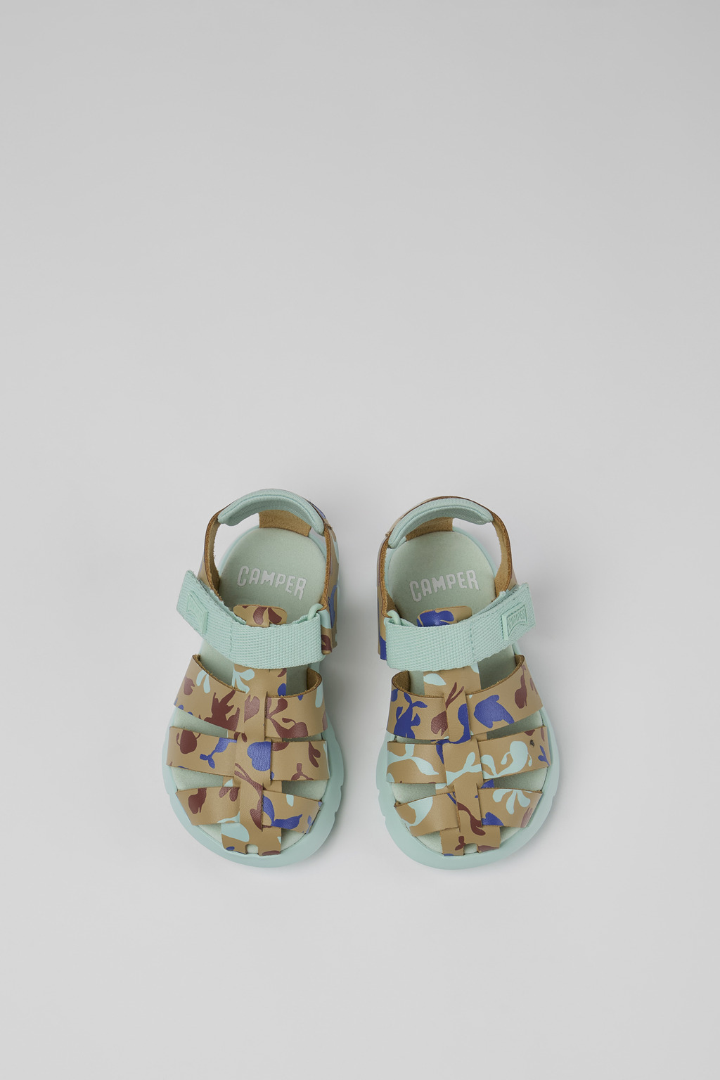 Oruga Multicolored Leather/Textile Sandal - Image 4