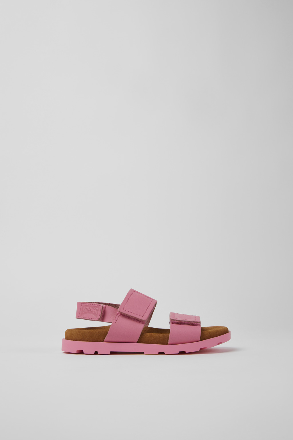 Brutus Sandal Pink leather sandals for kids - Image 2