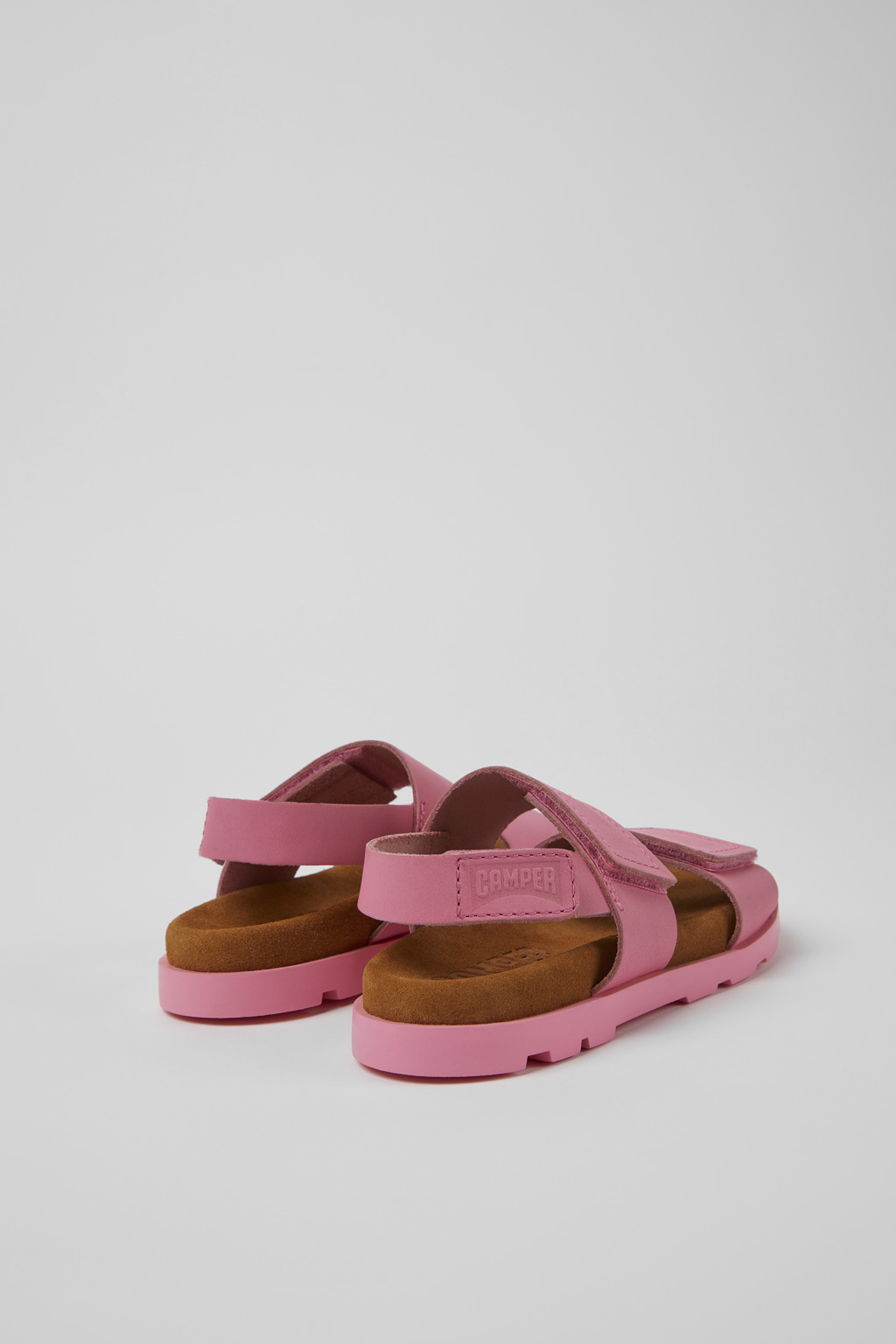 Brutus Sandal Pink leather sandals for kids - Image 3
