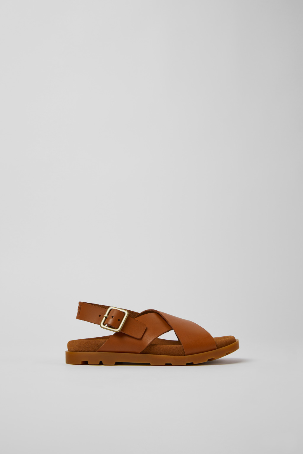 Brutus Sandal Brown leather sandals for kids - Image 2