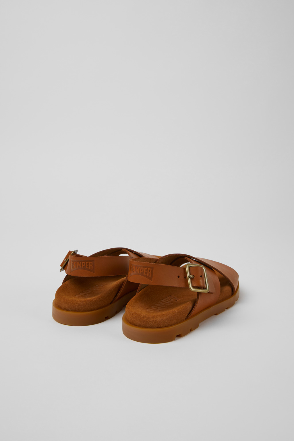 Brutus Sandal Brown leather sandals for kids - Image 3