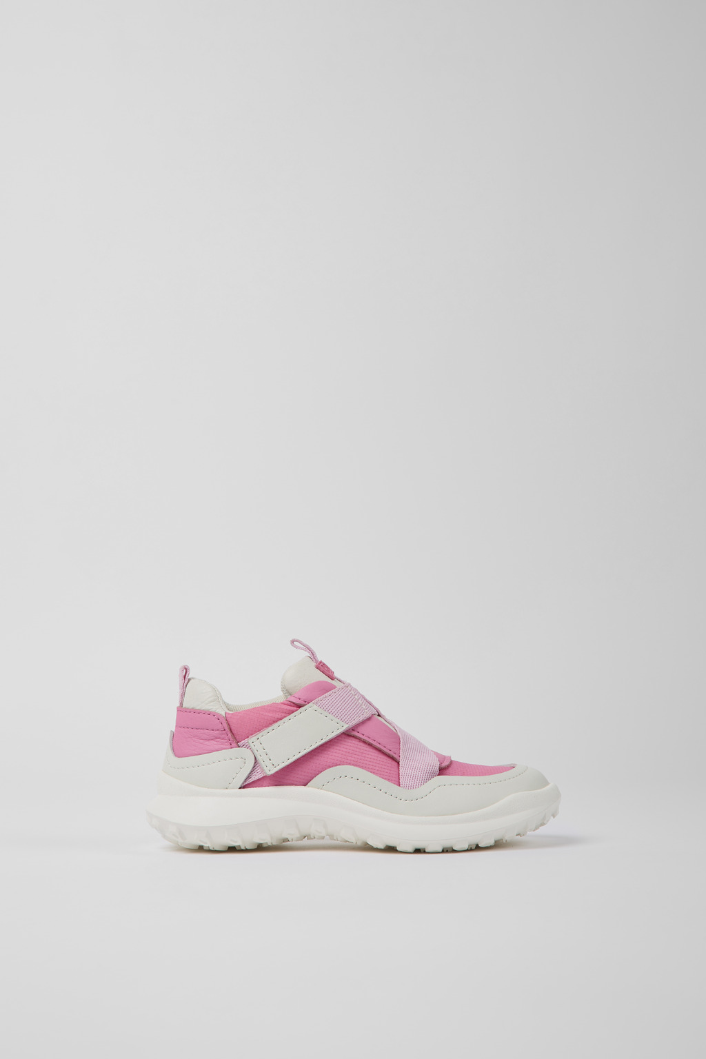 CRCLR Pink leather and textile sneakers for kids - Image 2