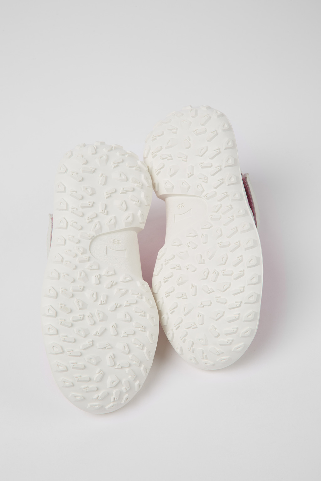 CRCLR Pink leather and textile sneakers for kids - Image 5