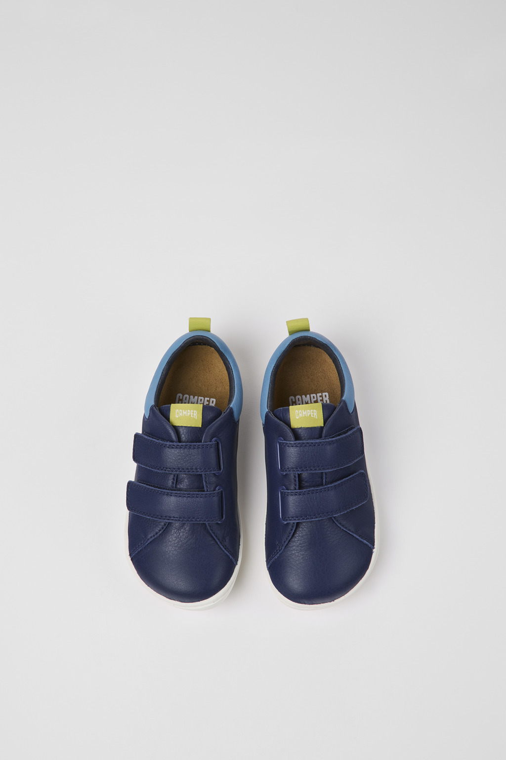 Peu Blue leather shoes for kids - Image 4
