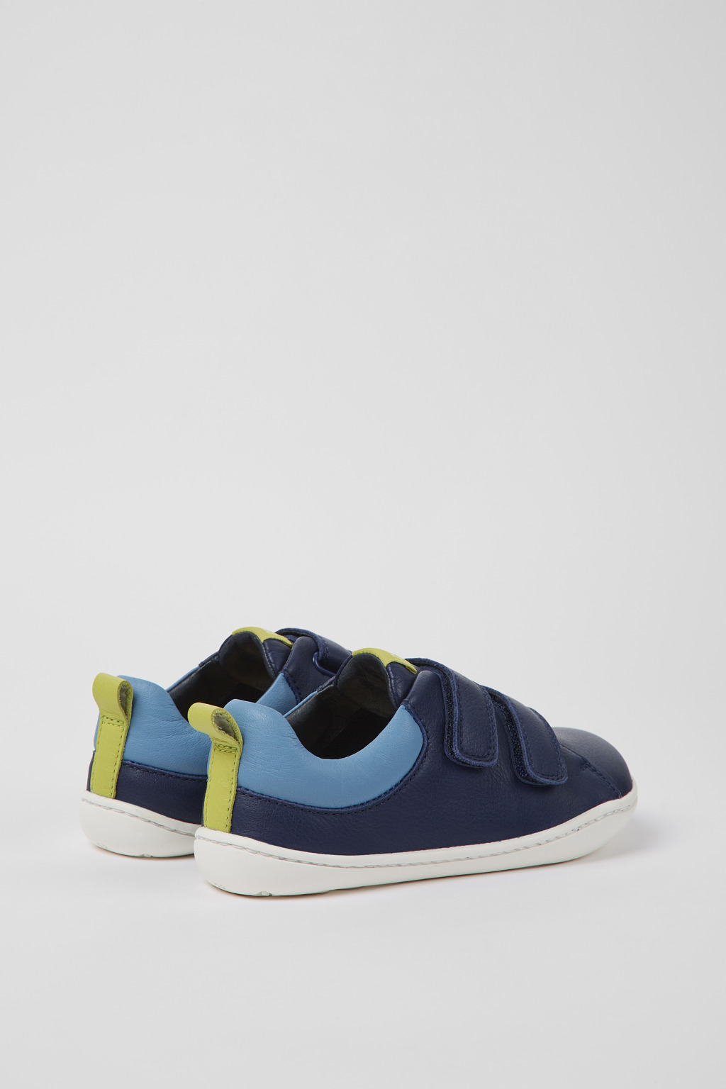 Peu Blue leather shoes for kids - Image 3